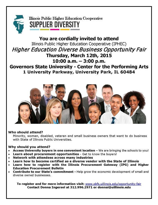 Higher ed diverse business opps