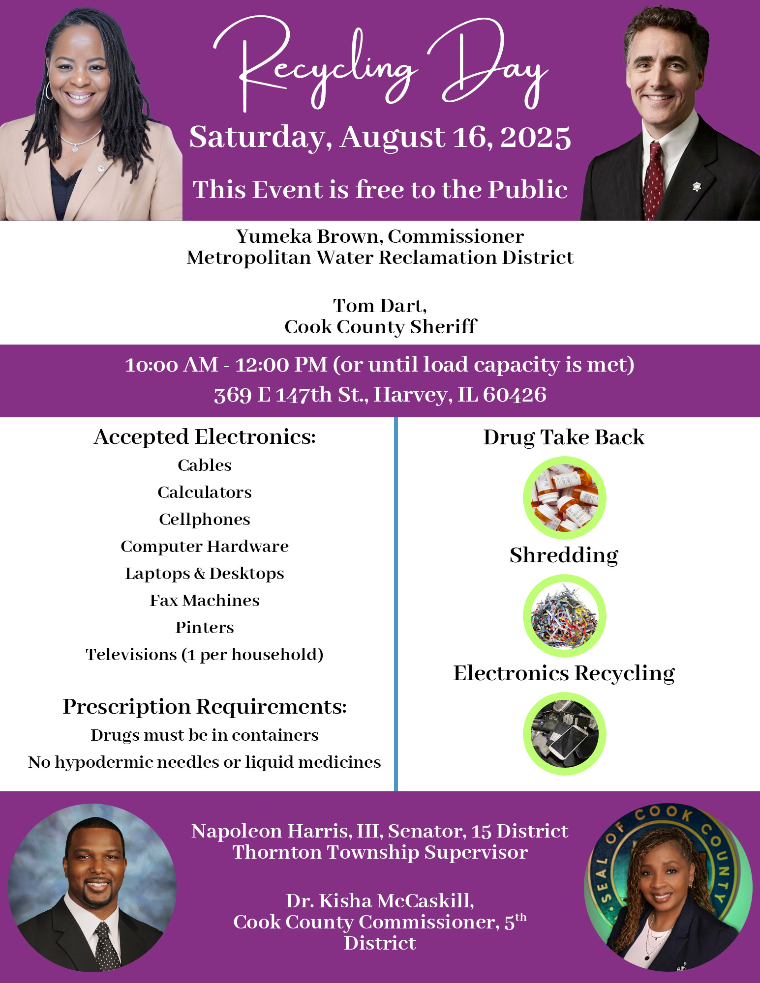 Harris RecycleEvent